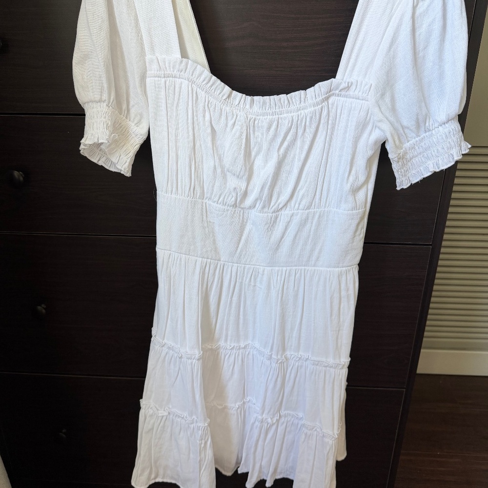 White cotton dress